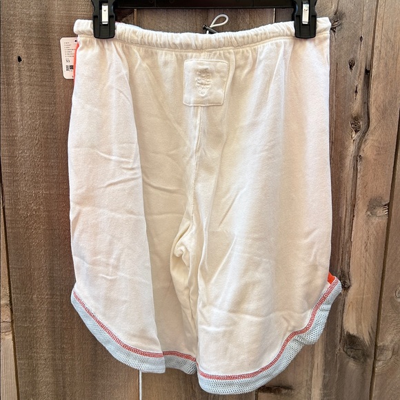 Free People Movement Way To Go Shorts in Floral Embroidered Coral Combo - Picture 8 of 14